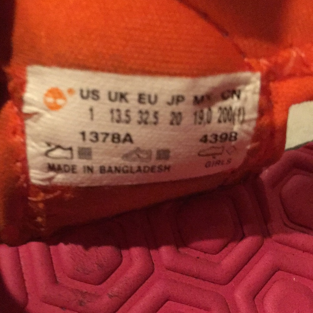 Girls timberland sandals size 1 - Picture 3 of 4